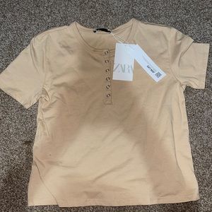 Zara Tan Shirt